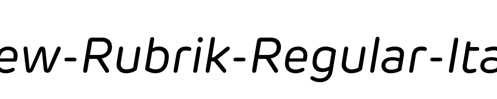 New-Rubrik-Regular-Italic