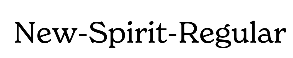 New-Spirit-Regular