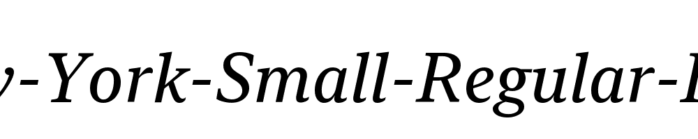 New-York-Small-Regular-Italic