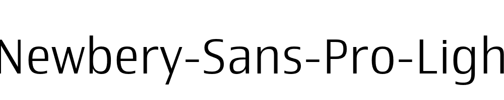 Newbery-Sans-Pro-Light