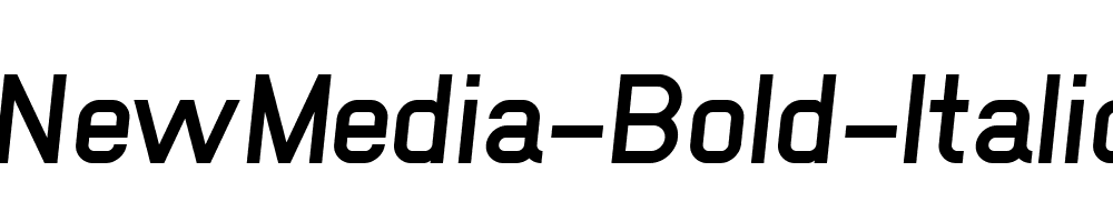 NewMedia-Bold-Italic