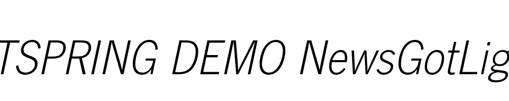  DEMO NewsGotLig Italic