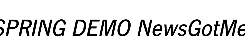  DEMO NewsGotMed Italic