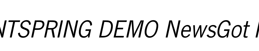  DEMO NewsGot Italic