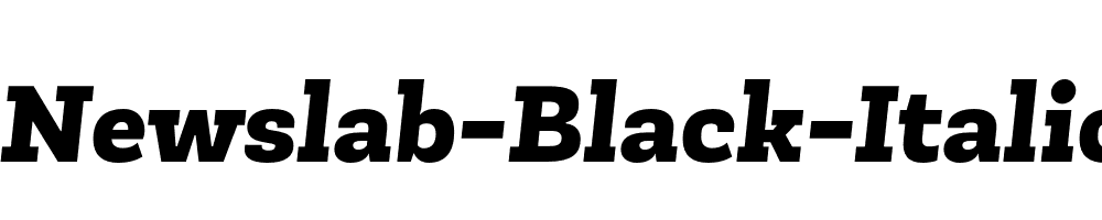 Newslab-Black-Italic