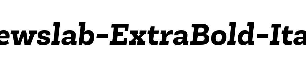 Newslab-ExtraBold-Italic