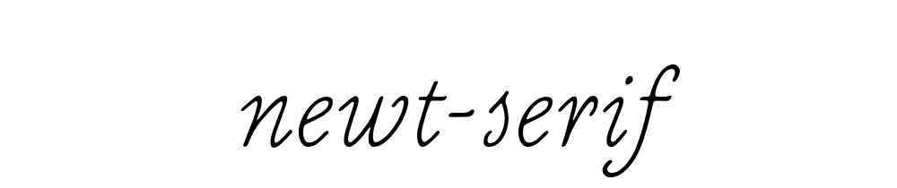 Newt Serif