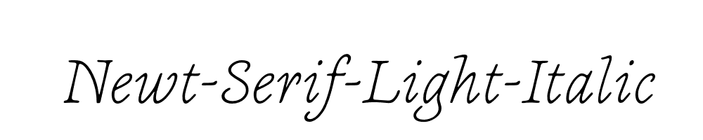 Newt-Serif-Light-Italic