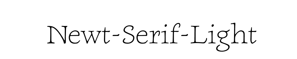 Newt-Serif-Light