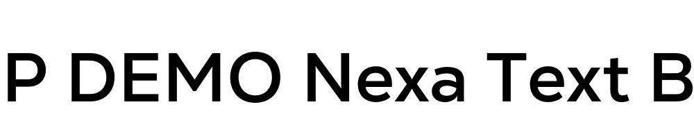 FSP DEMO Nexa Text Bold