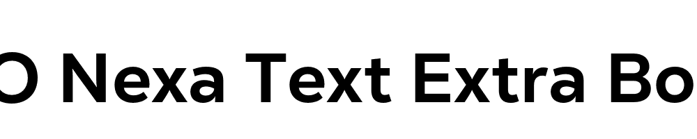 FSP DEMO Nexa Text Extra Bold Regular