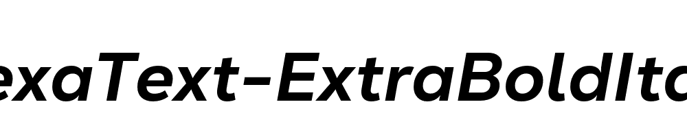 NexaText-ExtraBoldItalic