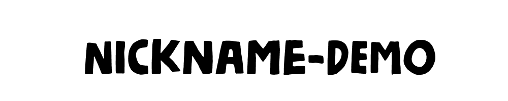 Nickname-DEMO