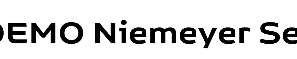  DEMO Niemeyer SemiBold Regular