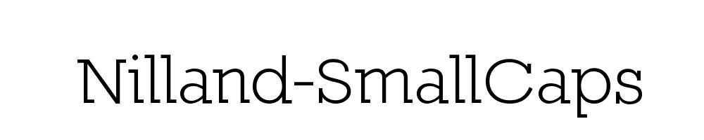 Nilland-SmallCaps