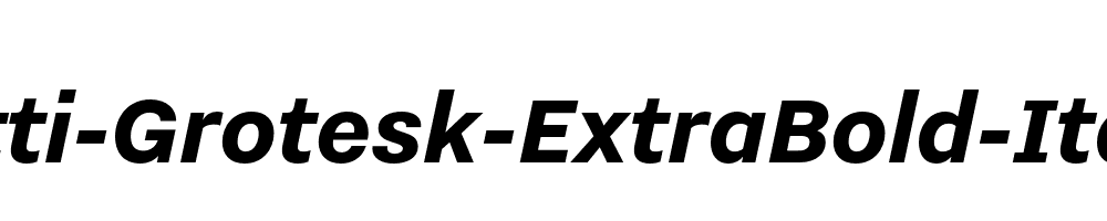 Nitti-Grotesk-ExtraBold-Italic