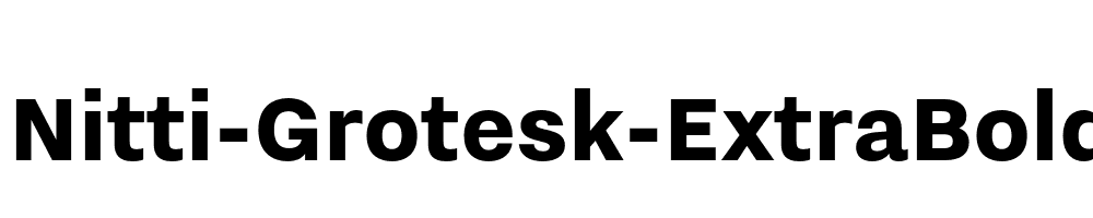 Nitti-Grotesk-ExtraBold