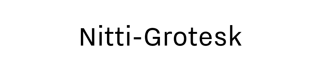 Nitti-Grotesk