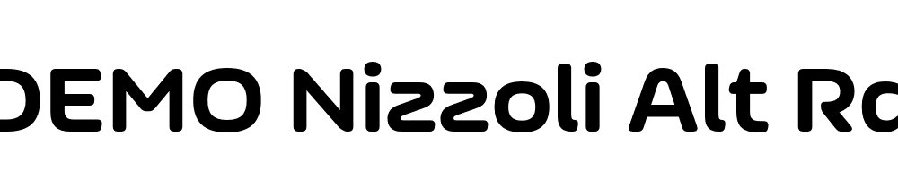  DEMO Nizzoli Alt Rd Black Regular