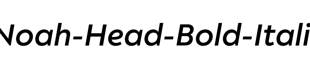 Noah-Head-Bold-Italic