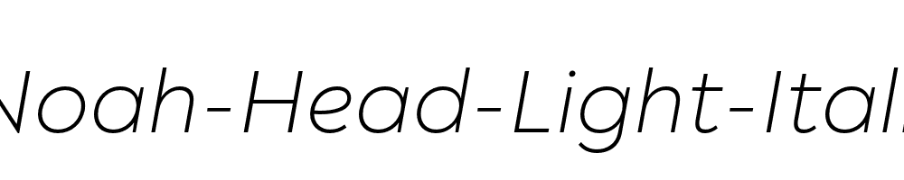 Noah-Head-Light-Italic