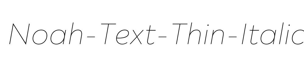 Noah-Text-Thin-Italic