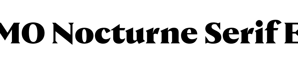  DEMO Nocturne Serif ExtraBold Regular