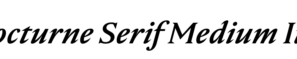  DEMO Nocturne Serif Medium Italic Regular