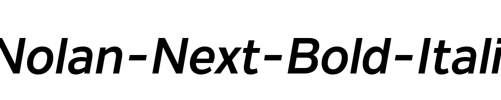 Nolan-Next-Bold-Italic