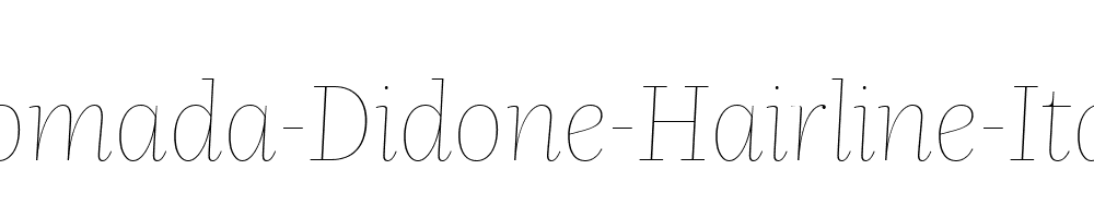 Nomada-Didone-Hairline-Italic