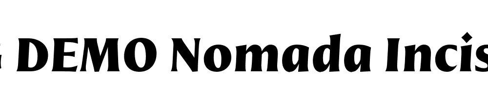  DEMO Nomada Incise Black Italic