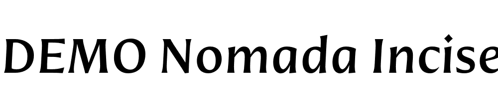  DEMO Nomada Incise Medium Italic