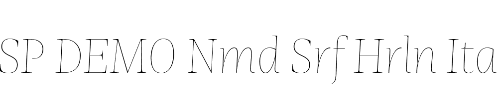 FSP DEMO Nmd Srf Hrln Italic