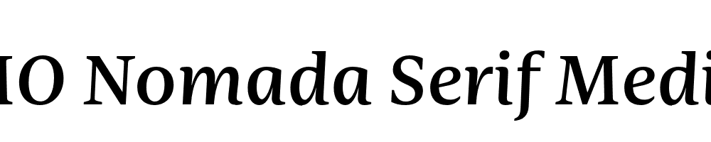 FSP DEMO Nomada Serif Medium Italic