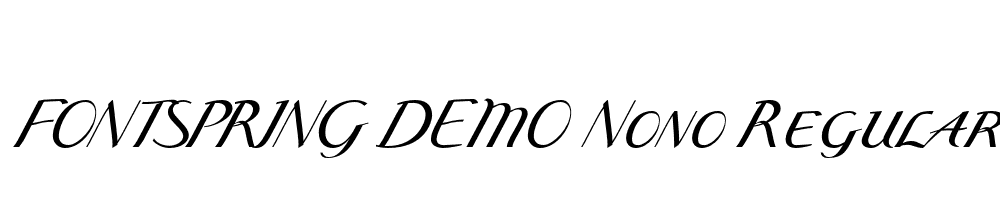  DEMO Nono Regular