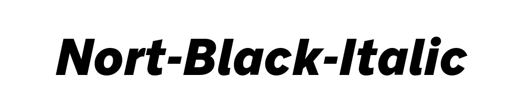 Nort-Black-Italic