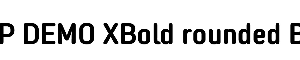 FSP DEMO XBold rounded Bold