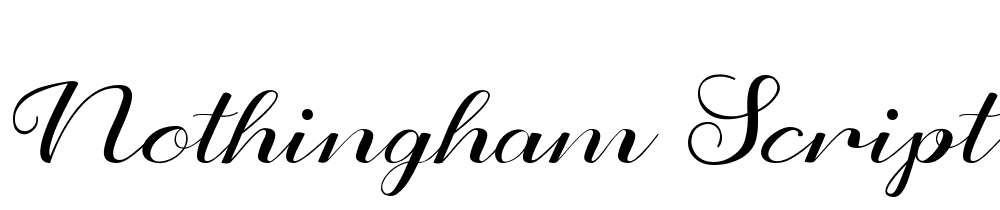 Nothingham Script