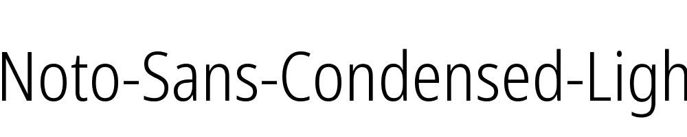 Noto-Sans-Condensed-Light