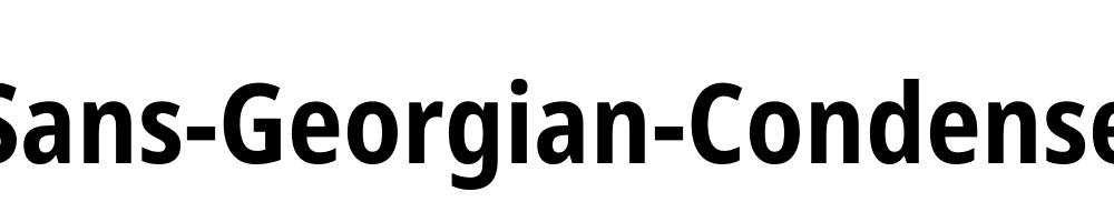 Noto-Sans-Georgian-Condensed-Bold