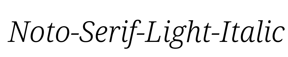 Noto-Serif-Light-Italic