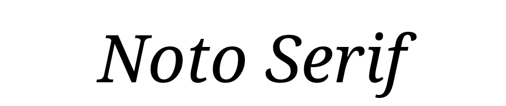 Noto Serif