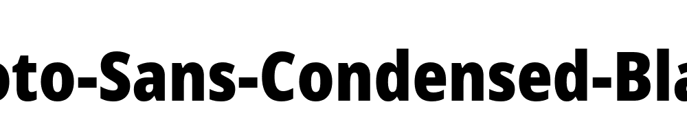 Noto-Sans-Condensed-Black