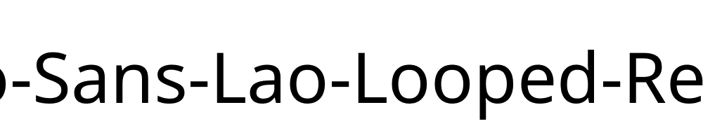 Noto-Sans-Lao-Looped-Regular