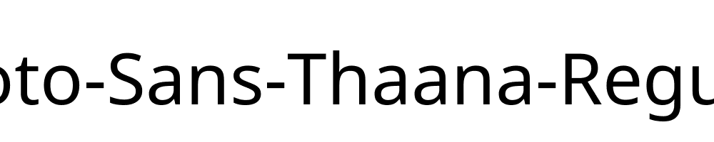 Noto-Sans-Thaana-Regular