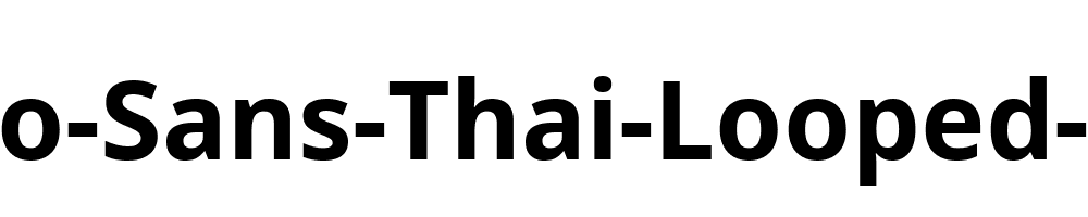 Noto-Sans-Thai-Looped-Bold