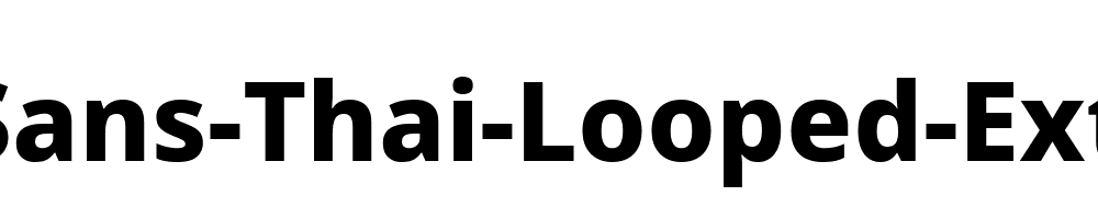 Noto-Sans-Thai-Looped-ExtraBold