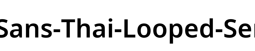 Noto-Sans-Thai-Looped-SemiBold