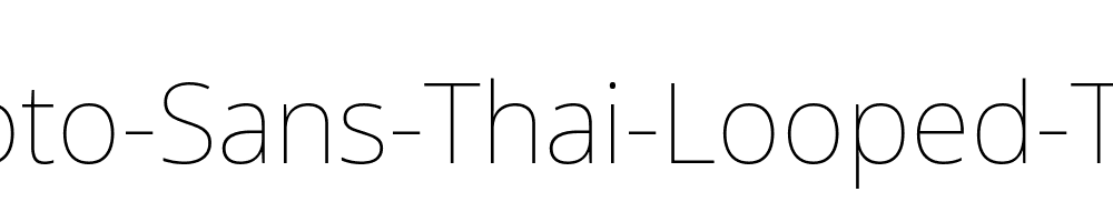 Noto-Sans-Thai-Looped-Thin