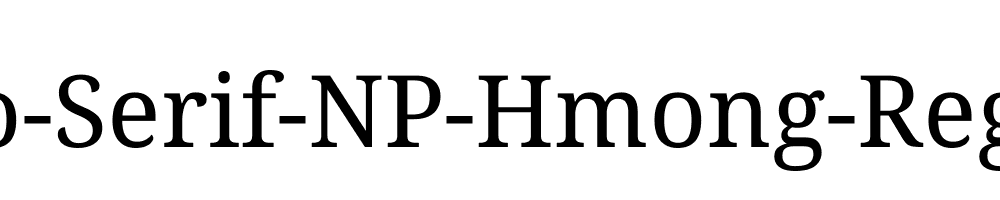 Noto-Serif-NP-Hmong-Regular